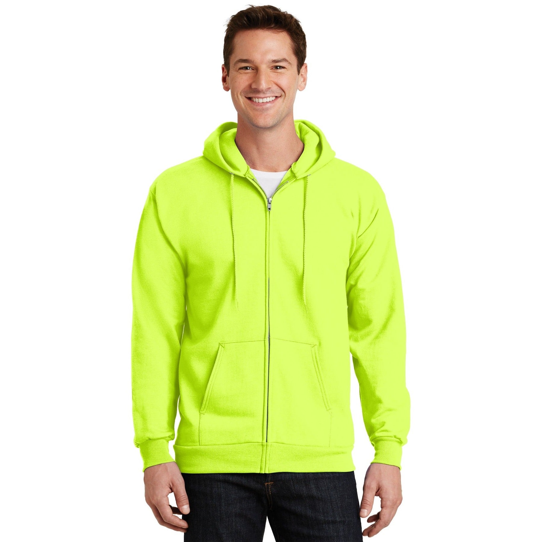 Port & Company-Port & Company® - Essential Fleece Full-Zip Hooded Sweatshirt. PC90ZH-MedTech-8